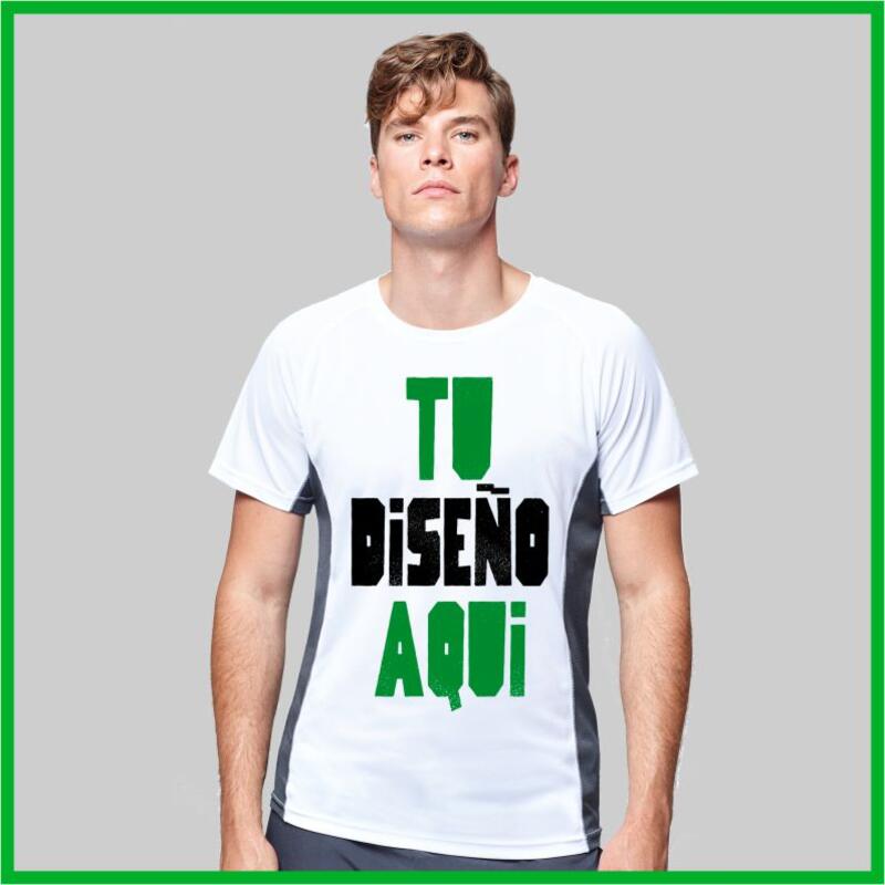 Roly Shangai Camiseta Tecnica Bicolor Hombres Thumbnail