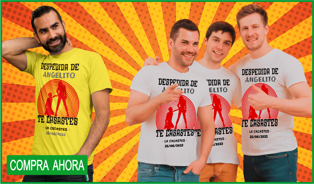 Camisetas despedida de soltero la cagastes