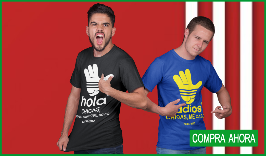 Camisetas despedida de soltero Adidas