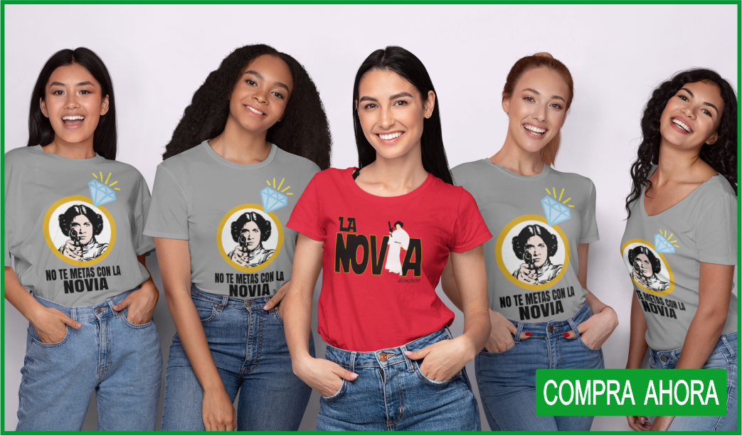 Camiseta despedida leia