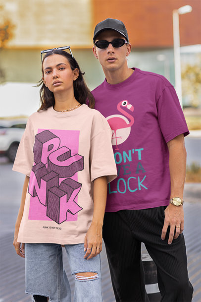 Camisetas oversize personalizadas