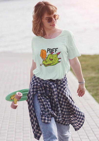 Camisetas oversize personalizada mujer