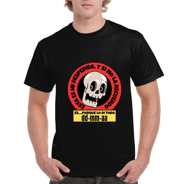 Camiseta despedida de soltero Novio Skull 001 Thumbnail